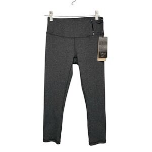 NWT CALIA‎ by Carrie Underwood Gray High Waist Athletic Cropped Leggings XS